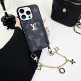 Tunde Store Fashioned Back Pocket Louis Vuitton iPhone Case | Charming chain holder