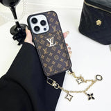 Tunde Store Fashioned Back Pocket Louis Vuitton iPhone Case | Charming chain holder