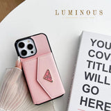 Tunde Store Fashioned Leather Fabric Prada iPhone Cases | Compatible for iPhone 11 to iPhone 16