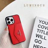 Tunde Store Fashioned Leather Fabric Prada iPhone Cases | Compatible for iPhone 11 to iPhone 16