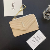 Tunde Store Fashioned YSL Card Holder Wallet with keychain holder
