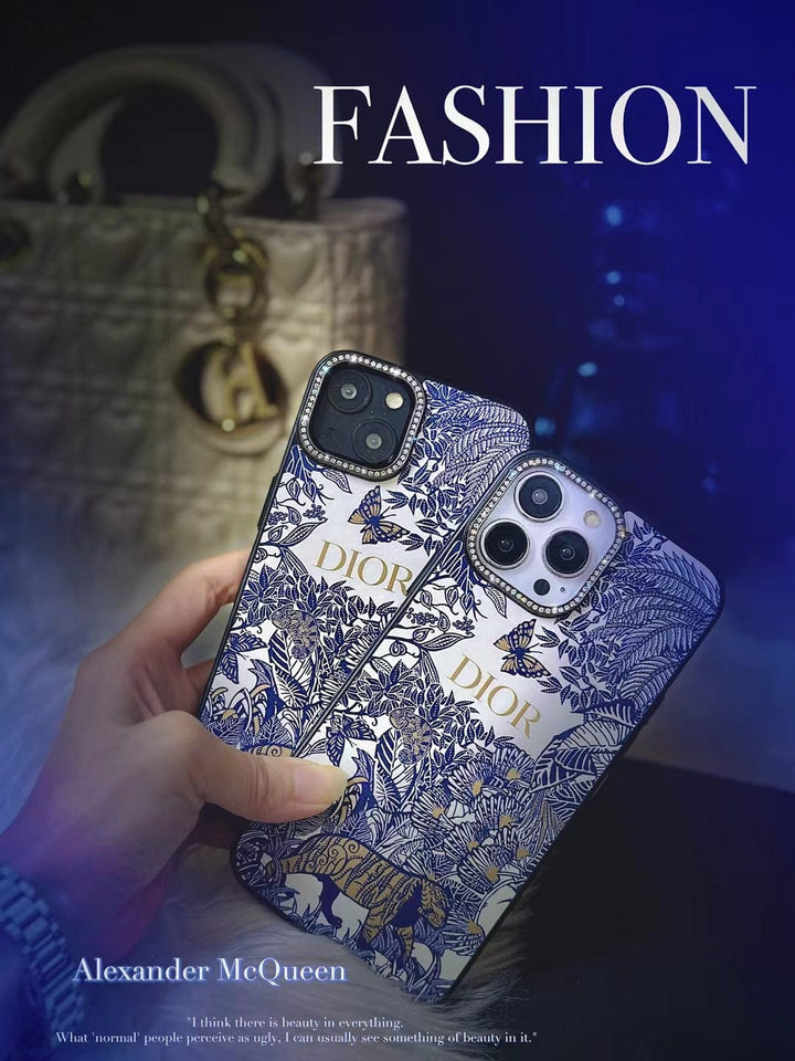 Tunde Store Floral Blue iPhone 15 Pro Max Cover
