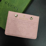 Tunde Store Gucci Embossed Leather Card Holder Wallet