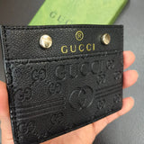 Tunde Store Gucci Embossed Leather Card Holder Wallet