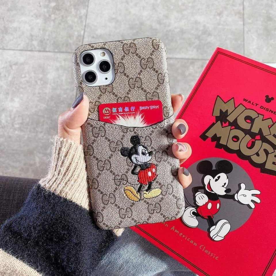Tunde Store Gucci Iphone Cases With Card Pockets (iPhone 12 to 14)