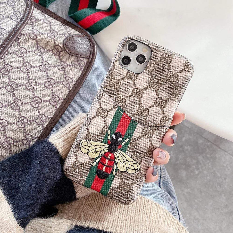 Tunde Store Gucci Iphone Cases With Card Pockets (iPhone 12 to 14)