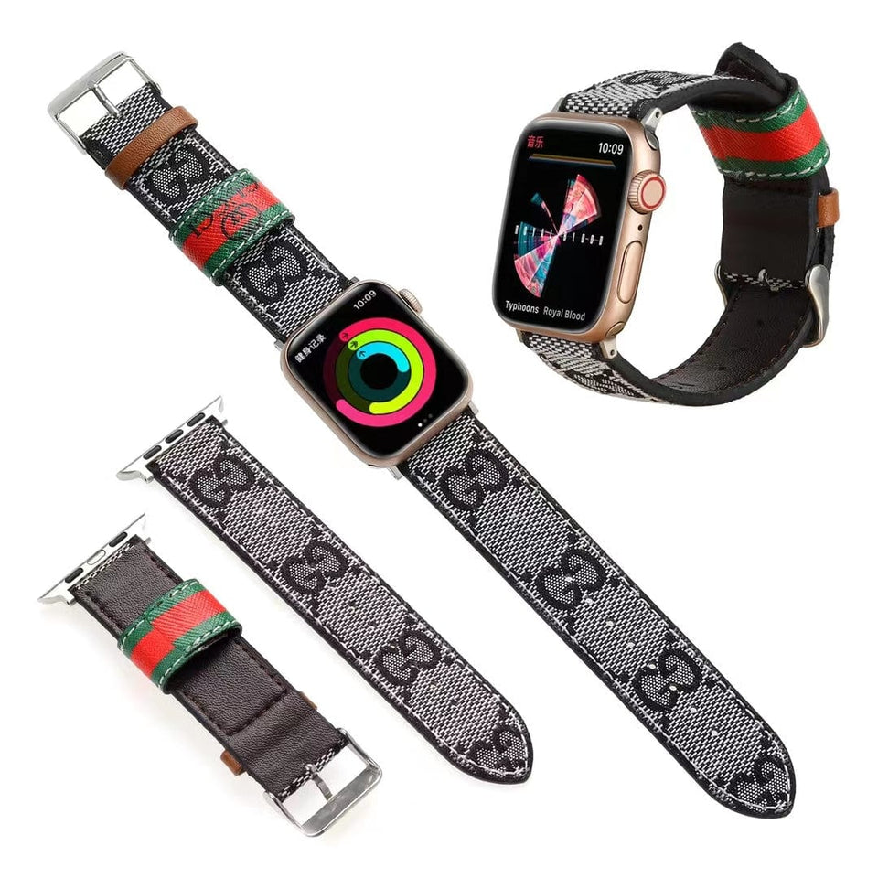 Tunde Store Gucci Leather Watch Band 38/40/41/42/44/45/49 mm