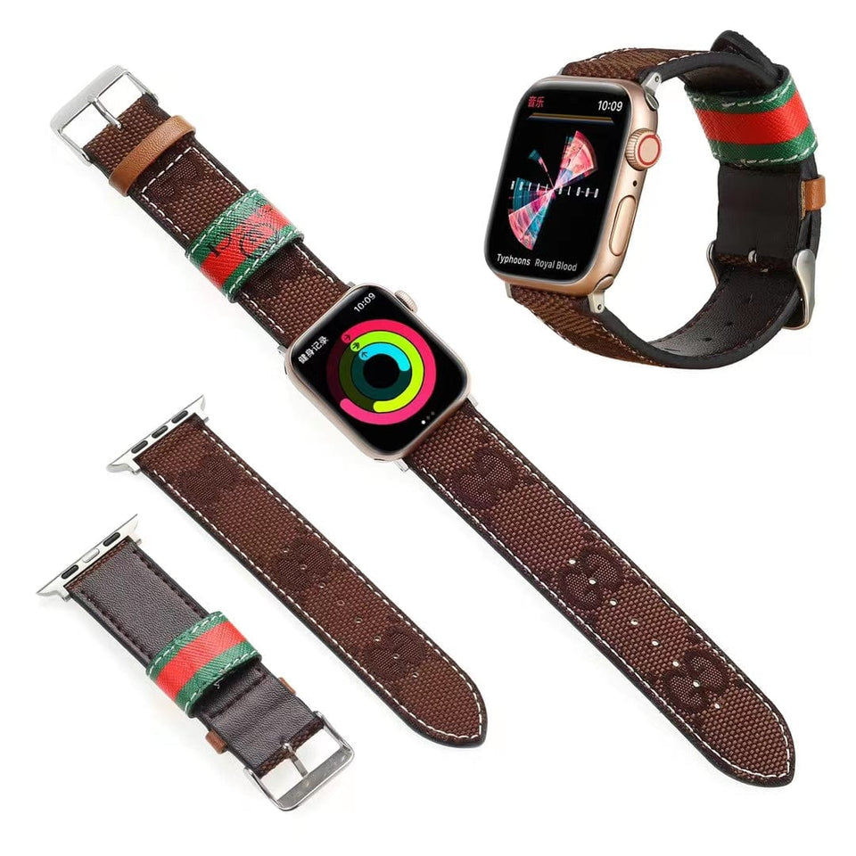 Tunde Store Gucci Leather Watch Band 38/40/41/42/44/45/49 mm