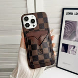 Tunde Store Gucci & Louis Vuitton Monogram Cardholder iPhone Case
