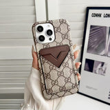 Tunde Store Gucci & Louis Vuitton Monogram Cardholder iPhone Case