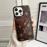 Tunde Store Gucci & Louis Vuitton Monogram Cardholder iPhone Case