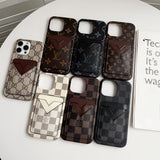 Tunde Store Gucci & Louis Vuitton Monogram Cardholder iPhone Case