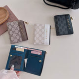 Tunde Store Gucci Monogram Zip Wallet with Gold Logo – Bifold Design