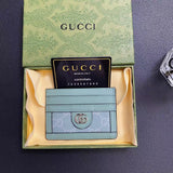 Tunde Store Gucci Signature Leather Card Holder Wallet