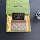 Tunde Store Gucci Signature Leather Card Holder Wallet