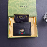 Tunde Store Gucci Signature Leather Card Holder Wallet
