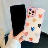 Tunde Store Heart Graffiti Phone Case