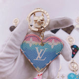 Tunde Store Heart Louis Vuitton And Gucci Keychain | Heart Shaped Keychain