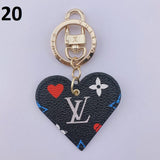 Tunde Store Heart Louis Vuitton And Gucci Keychain | Heart Shaped Keychain