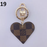 Tunde Store Heart Louis Vuitton And Gucci Keychain | Heart Shaped Keychain