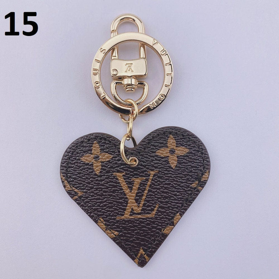 Tunde Store Heart Louis Vuitton And Gucci Keychain | Heart Shaped Keychain