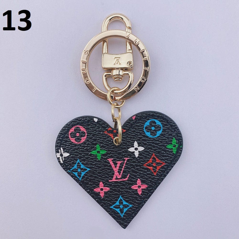 Tunde Store Heart Louis Vuitton And Gucci Keychain | Heart Shaped Keychain