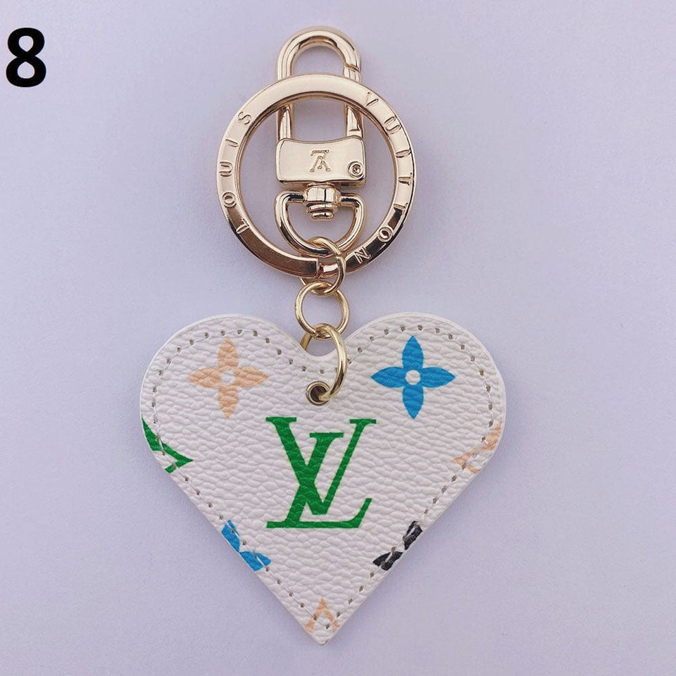 Tunde Store Heart Louis Vuitton And Gucci Keychain | Heart Shaped Keychain