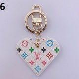 Tunde Store Heart Louis Vuitton And Gucci Keychain | Heart Shaped Keychain