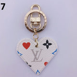 Tunde Store Heart Louis Vuitton And Gucci Keychain | Heart Shaped Keychain