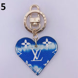 Tunde Store Heart Louis Vuitton And Gucci Keychain | Heart Shaped Keychain