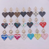 Tunde Store Heart Louis Vuitton And Gucci Keychain | Heart Shaped Keychain