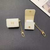 Tunde Store Hermès Inspired Airpod Cover with Gold Chain