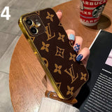 Tunde Store High End Leather Louis Vuitton iPhone Case