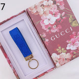 Tunde Store High Fashion Leather lv Keychains