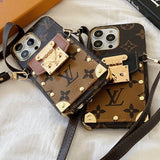 Tunde Store iphone 12 - 15 Pro Max Louis Vuitton Crossbody With Cash Card Holder