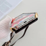 Tunde Store iphone 12 - 15 Pro Max Luxury Cross Body Case With iphone Case