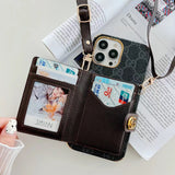 Tunde Store iphone 12 - 15 Pro Max Luxury Cross Body Case With iphone Case