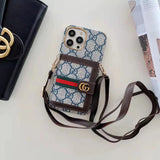 Tunde Store iphone 12 - 15 Pro Max Luxury Cross Body Case With iphone Case