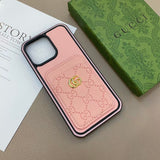 Tunde Store iphone 12 - 16 Pro Max Luxury Emboss Gucci With Cash Card Holder