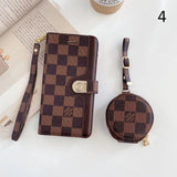 Tunde Store Leather Folio Louis Vuitton And Gucci iPhone Case + FREE AIRPODS PRO CASE