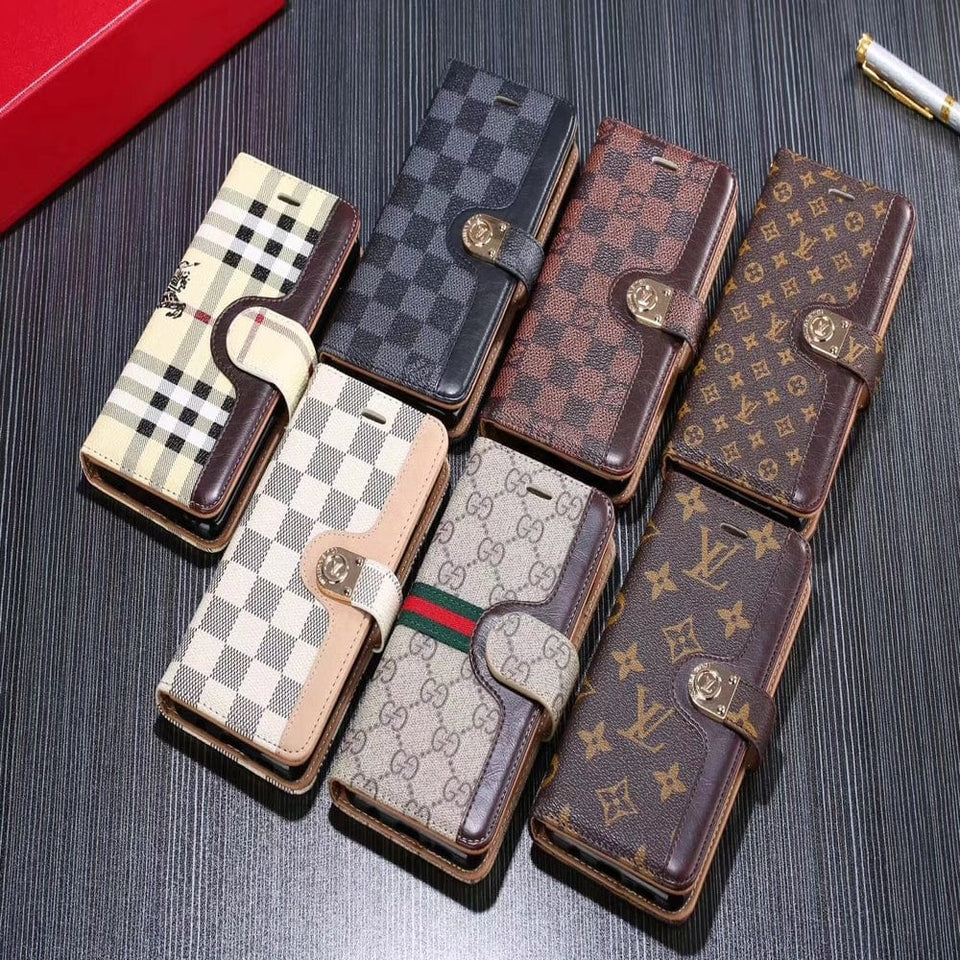 Tunde Store Leather Folio Louis Vuitton Samsung Cases