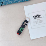 Tunde Store Leather Louis Vuitton Keychains With SiLouis Vuittoner Ring