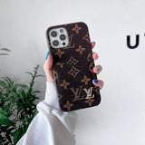 Tunde Store Leather Louis Vuitton Phone Case for iPhone 15