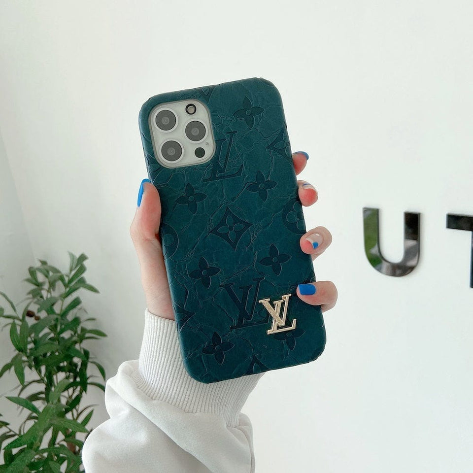 Tunde Store Leather LV Samsung Phone Cases