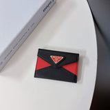 Tunde Store Leather Prada Card Holder Wallet