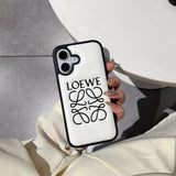 Tunde Store Loewe Anagram Logo Leather iPhone Case