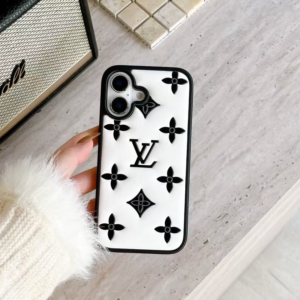 Tunde Store Louis Vuitton 3D Quilted Monogram Leather iPhone Case