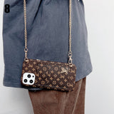 Tunde Store Louis Vuitton And Gucci Back Pocket iPhone 14 Case With Straps