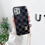Tunde Store Louis Vuitton And Gucci Back Pocket iPhone 14 Case With Straps