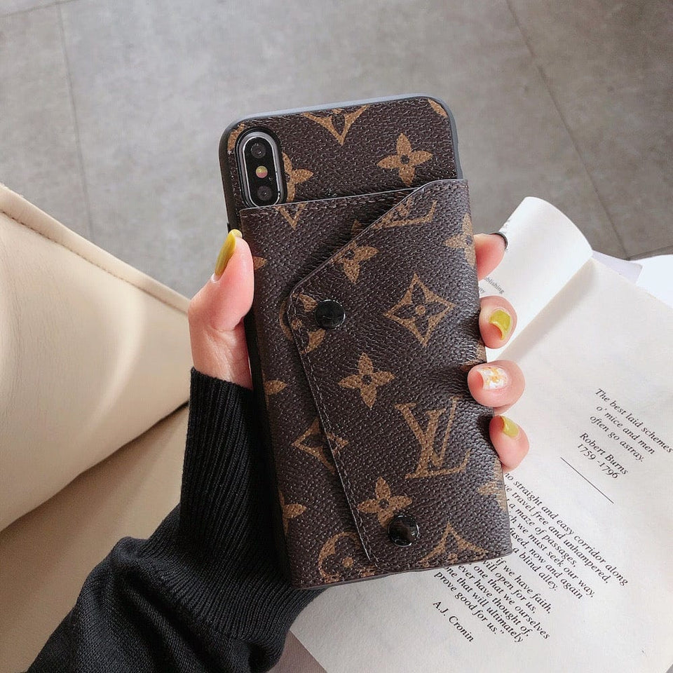 Tunde Store Louis Vuitton and Gucci iPhone Cases with Integrated Wallet